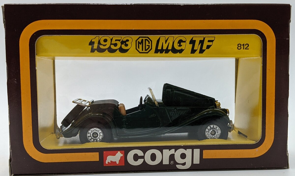Corgi 812 1:43 50's Classics 1953 MG TF Green