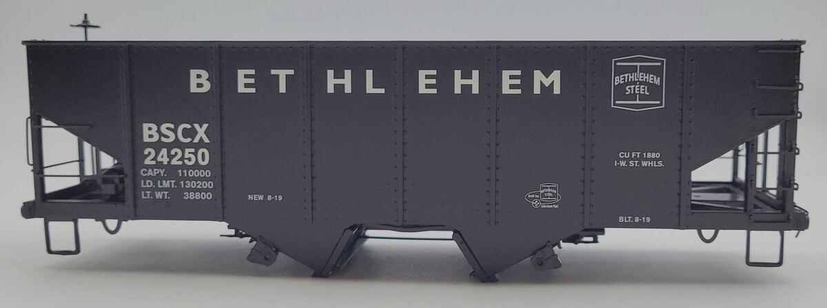 Lionel 84517-3 Bethlehem Steel 1905 2-Bay Hopper Car Body Shell #24250