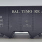 Lionel 84153-2 Baltimore & Ohio 1905 2-Bay Hopper Car Body Shell #220000