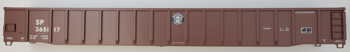 Lionel 83321-2 SP Southern Pacific Lines 66' Mill Gondola Body Shell #365117