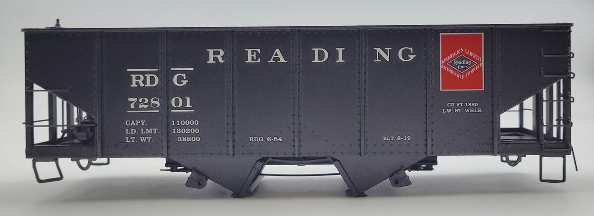 Lionel 84149-3 Reading USRA 2 Bay Hopper Car Body Shell #72801