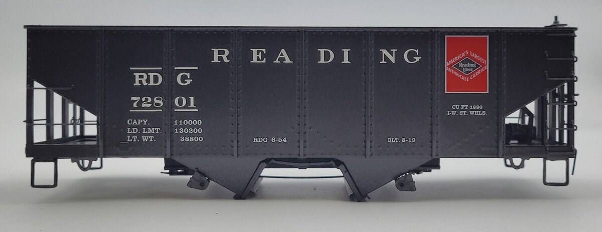 Lionel 84149-3 Reading USRA 2 Bay Hopper Car Body Shell #72801