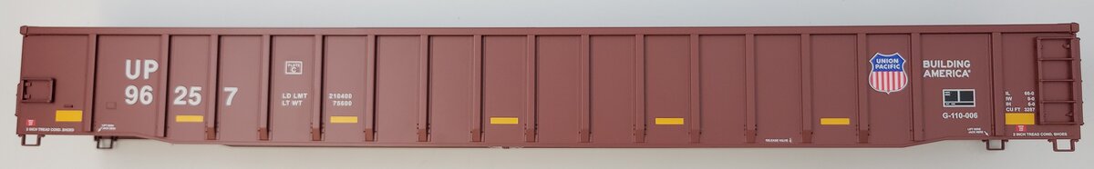 Lionel 83322-2 Union Pacific 66' Mill Gondola Body Shell #96257