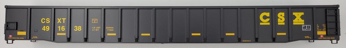 Lionel 84587-2 CSX 66' Mill Gondola Body Shell #491638
