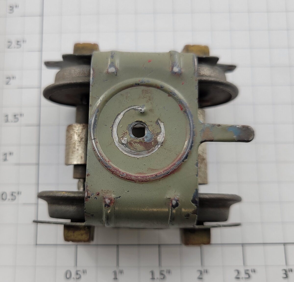 American Flyer Type 3-B-1 O Gauge Prewar Tender Truck with Roller Assembly