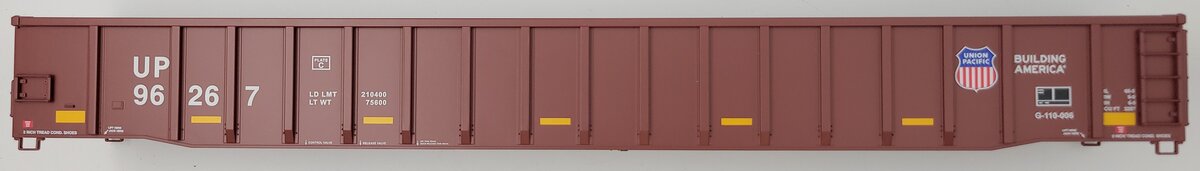 Lionel 84592-2 UP Union Pacific Line 66' Mill Gondola Body Shell #96267