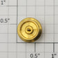 S-Helper 650-M006 Brass Wheel with Pin