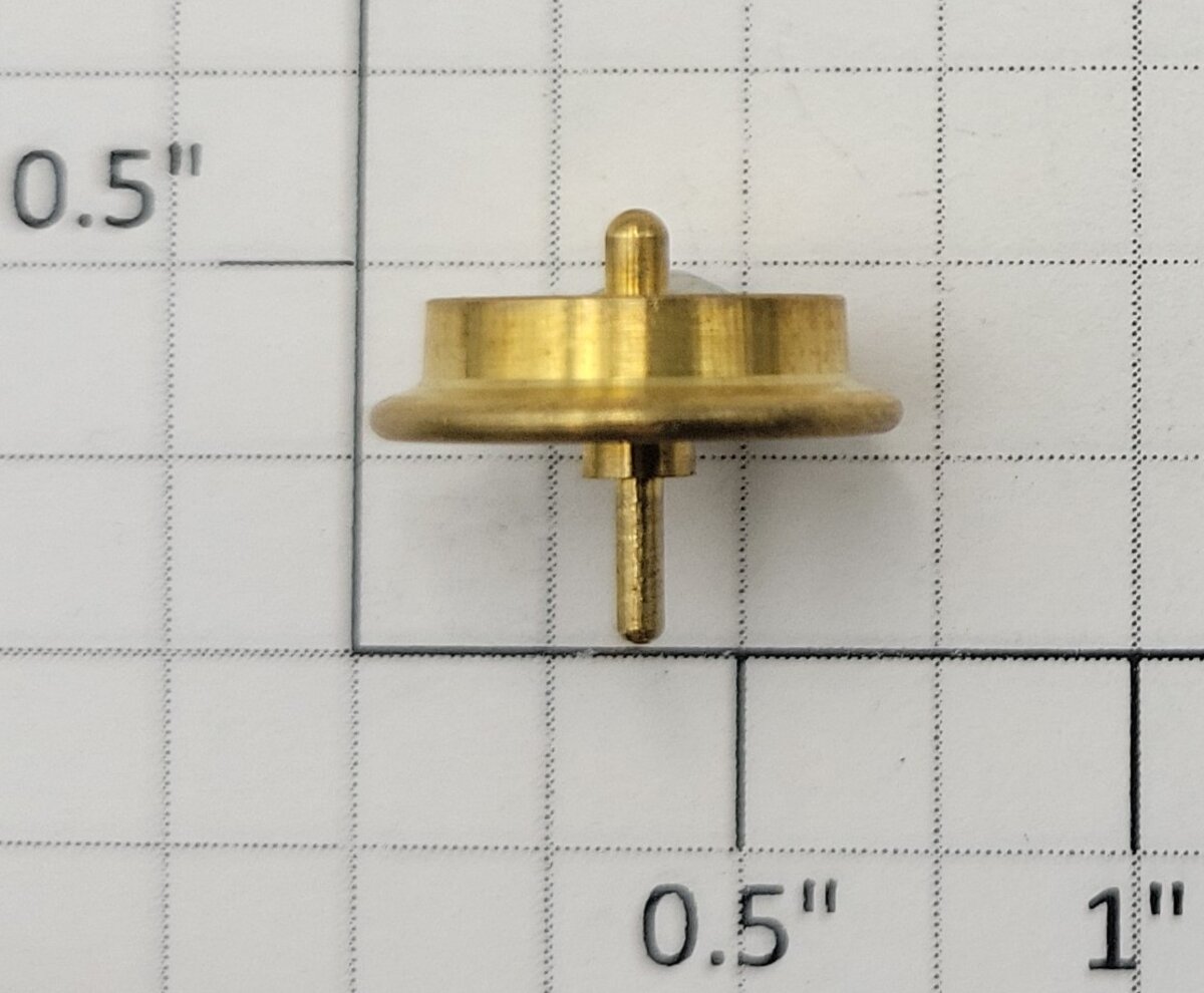 S-Helper 650-M006 Brass Wheel with Pin