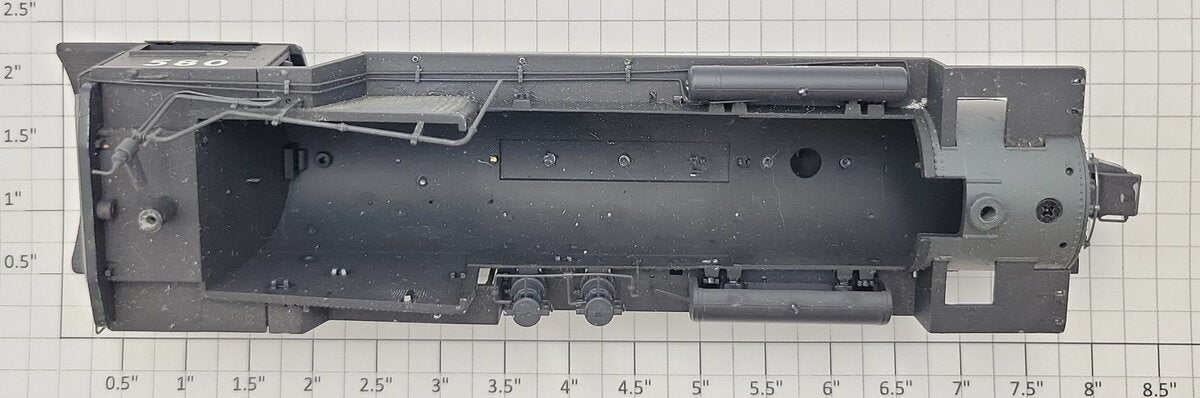 S-Helper SHS-STS S Scale Steam Engine Locomotive Body Shell #580