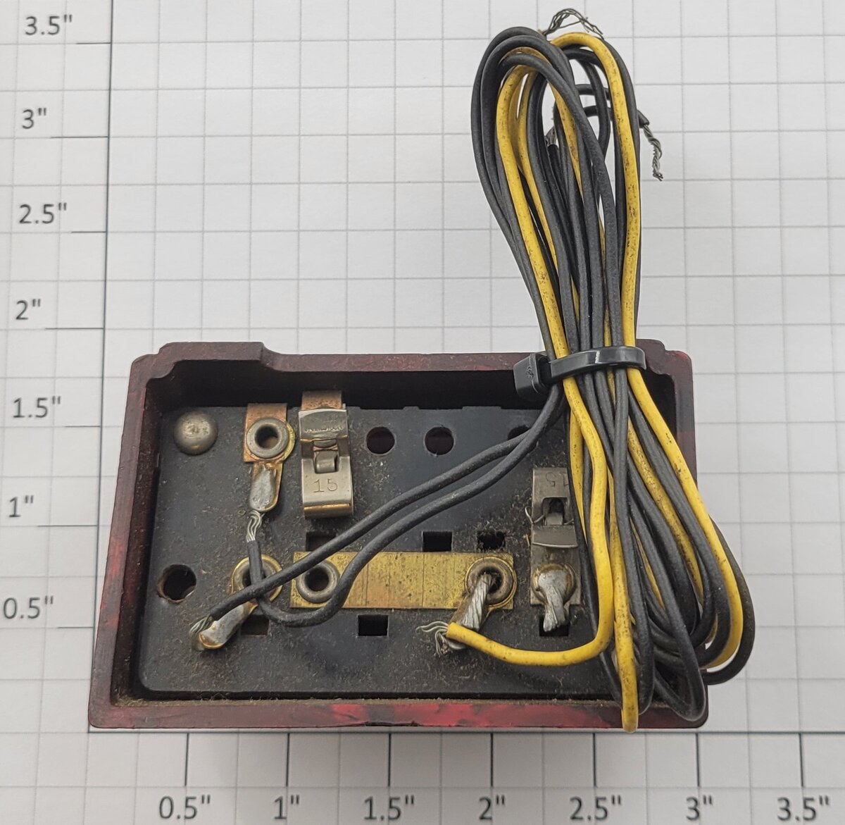 American Flyer XA14A965-AE-1 S Scale Bakelite Stock Yard Wired Switch Controller