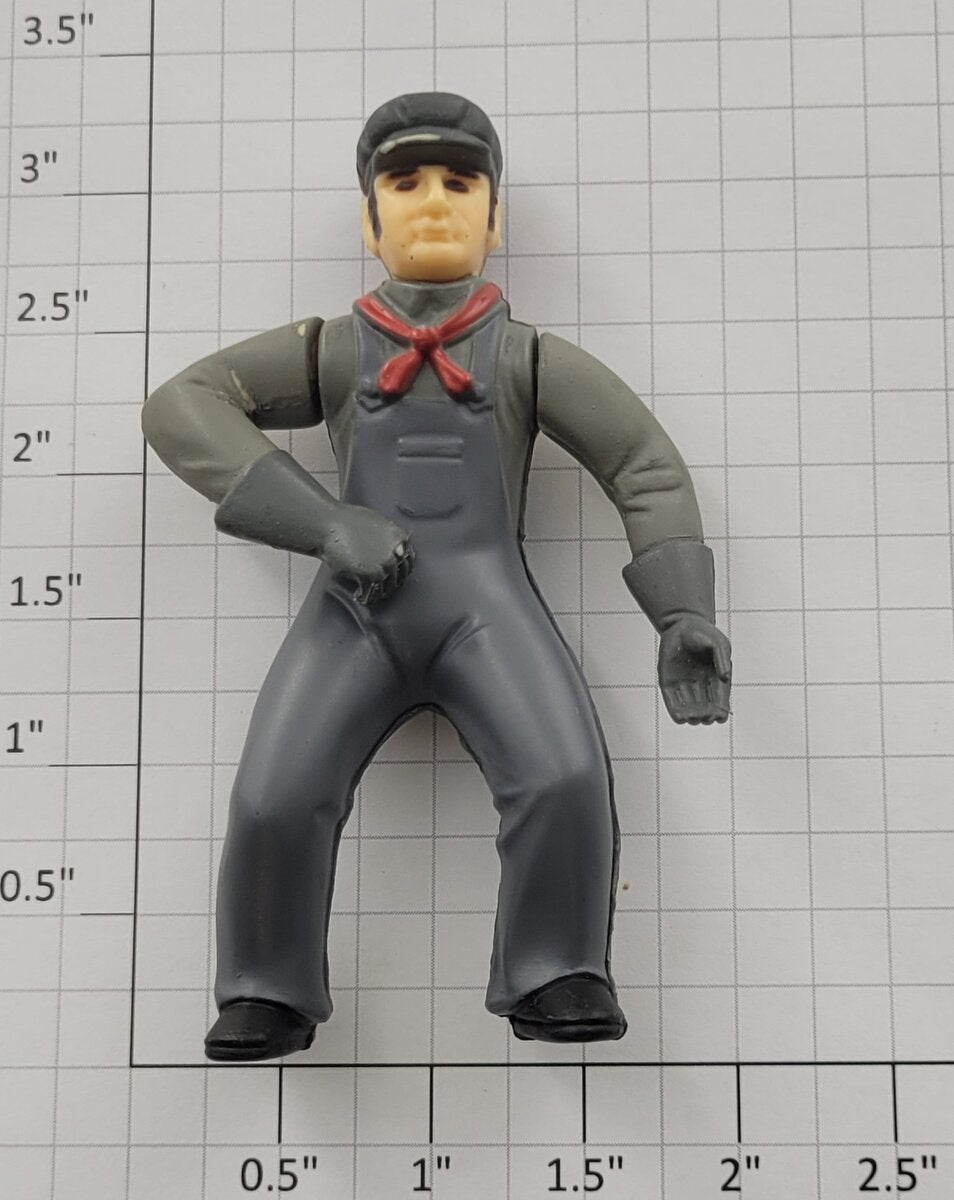 Bachmann 92316-1 G Gauge Poseable Fireman Figure without Shovel