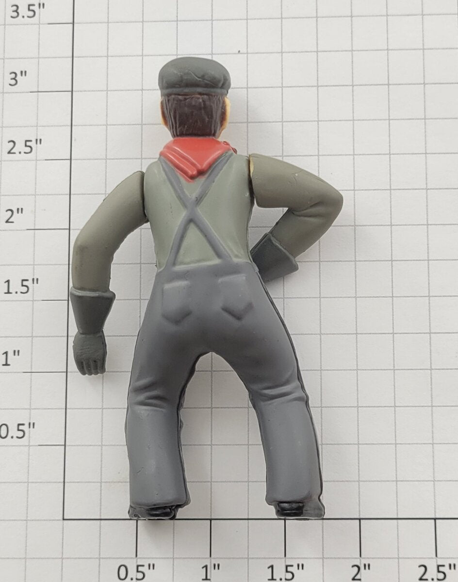 Bachmann 92316-1 G Gauge Poseable Fireman Figure without Shovel