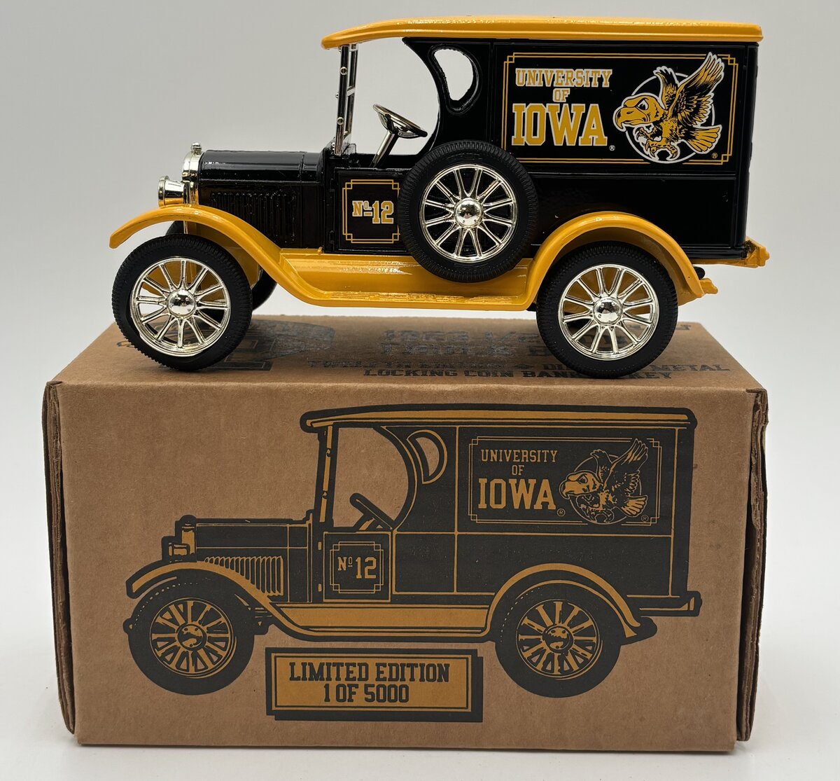 Ertl 2128 1:43 University Of Iowa 1923 1/2 Ton Truck Bank No. 12