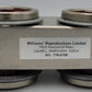 Williams Reproductions 9U-Frame Bild-A Loco Dummy with ME Red Spoked Wheels