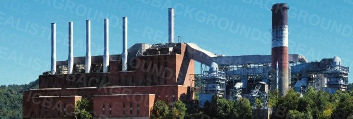 Realistic Backgrounds RB704-04 1:50 Power Plant Background
