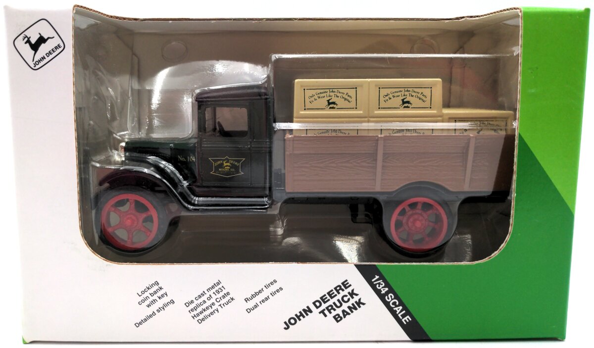 Ertl 5687 1:34 John Deere Truck Bank #104