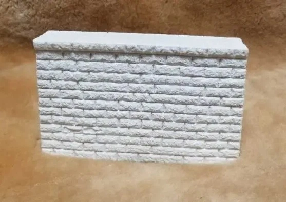 Pre-Size 655 O Dressed-Stone Double-Track Bridge Pier