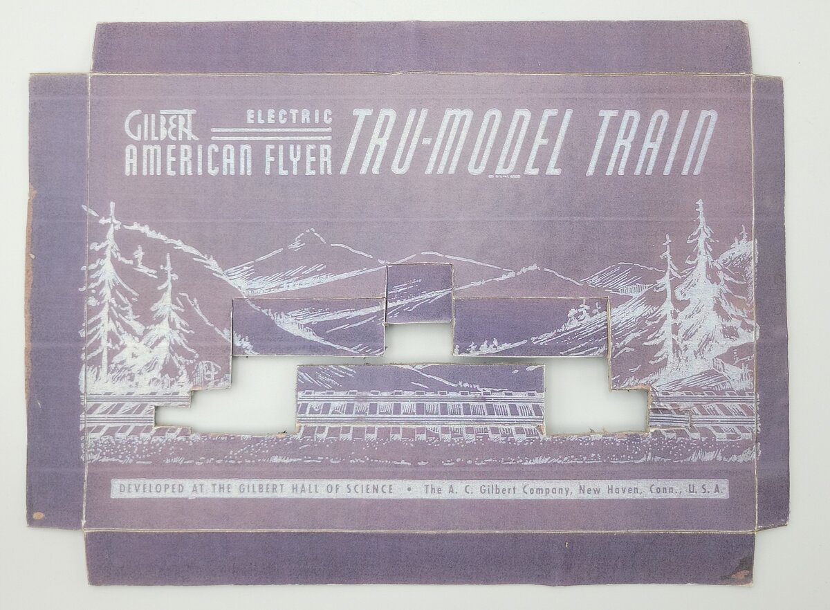 American Flyer 622-10 HO Gilbert AF Tru-Model Train Tank Car Carboard Liner