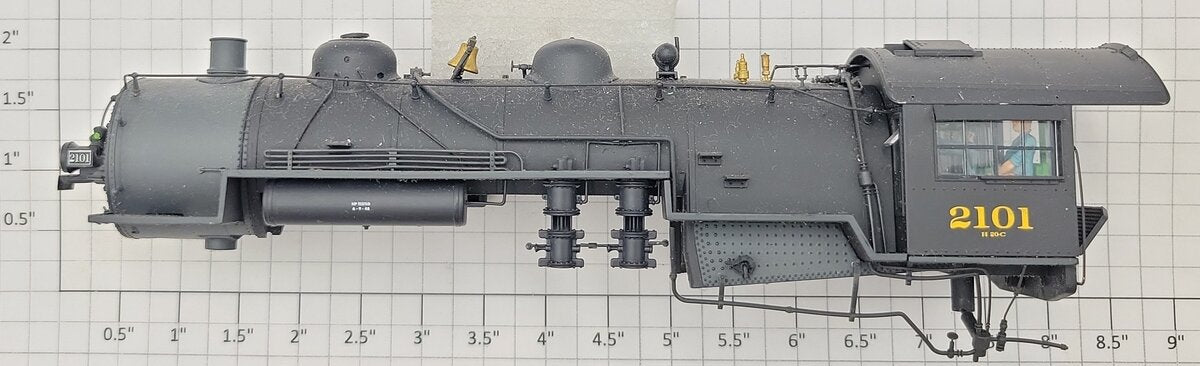 S-Helper SHS-STS4 S Scale Steam Engine Locomotive Body Shell #2101
