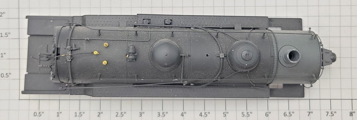 S-Helper SHS-STS6 S Scale Steam Engine Locomotive Body Shell without Cab
