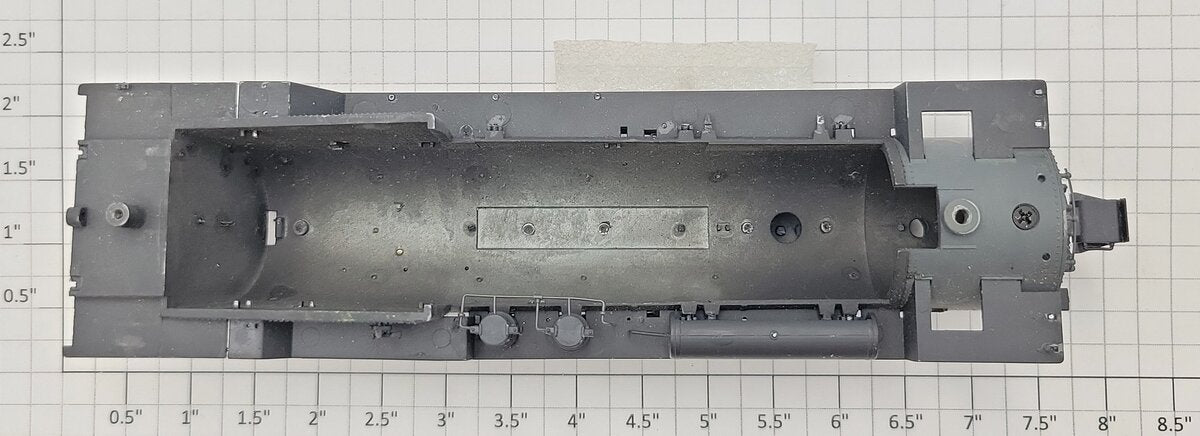 S-Helper SHS-STS6 S Scale Steam Engine Locomotive Body Shell without Cab