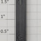 Acme 0622-15 G Scale 2" Black Flat Car Stake