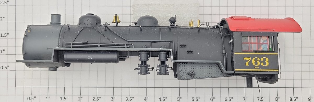 S-Helper SHS-STS7 S Scale Steam Engine Locomotive Shell #763