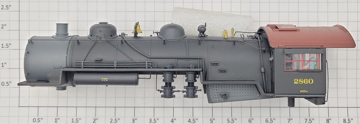 S-Helper SHS-STS8 S Scale Steam Engine Locomotive Body Shell #2860