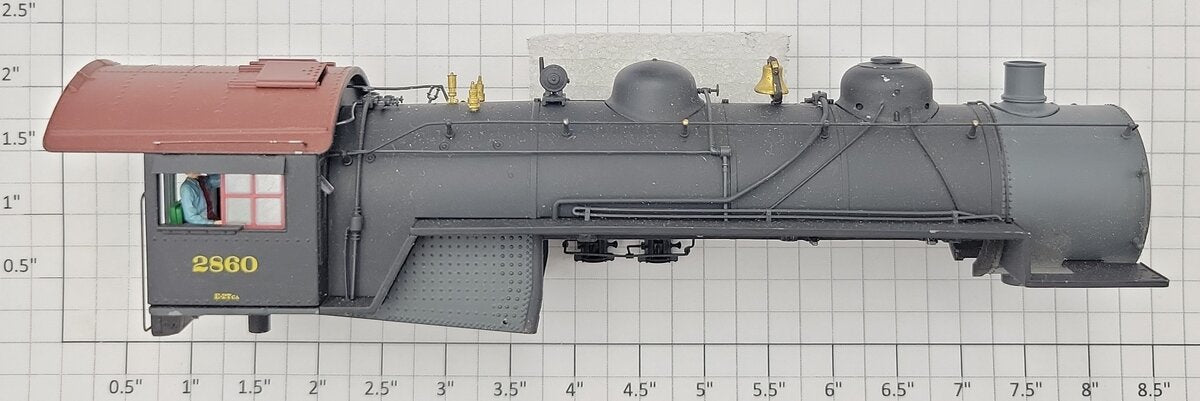 S-Helper SHS-STS8 S Scale Steam Engine Locomotive Body Shell #2860