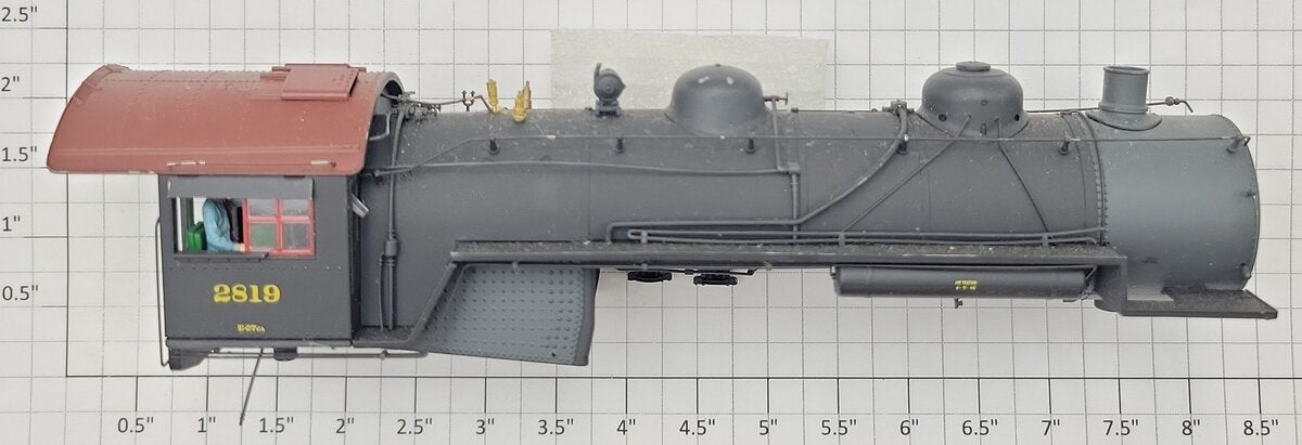 S-Helper SHS-STS9 S Scale Steam Engine Locomotive Shell #2819