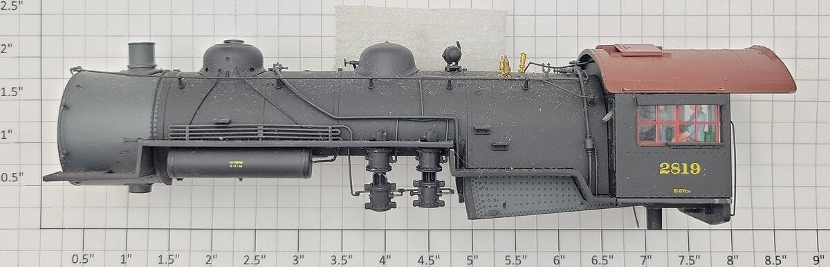 S-Helper SHS-STS9 S Scale Steam Engine Locomotive Shell #2819