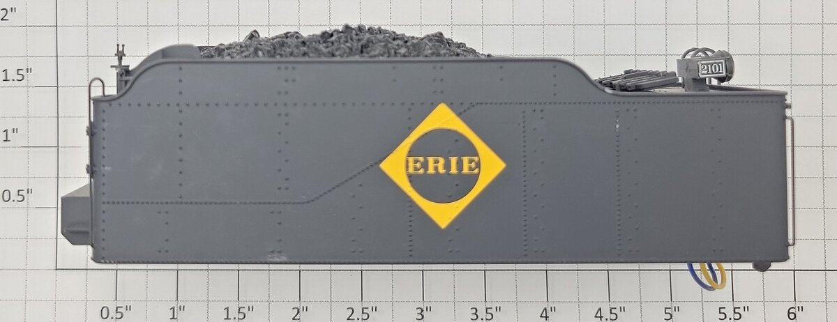 S-Helper SHS-TDRE S Scale Plastic Erie Tender Shell #2101