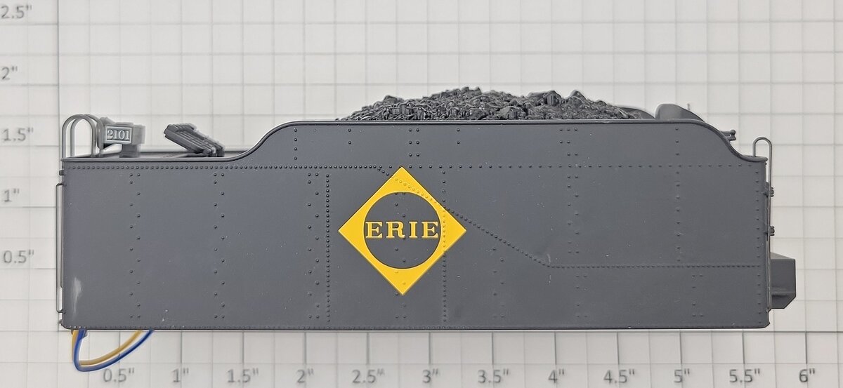 S-Helper SHS-TDRE S Scale Plastic Erie Tender Shell #2101