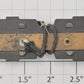 Lionel 2026M-4 O 27 Gauge (1951-55) 3 11/16" Collector Plate w/ Shoes & Wire