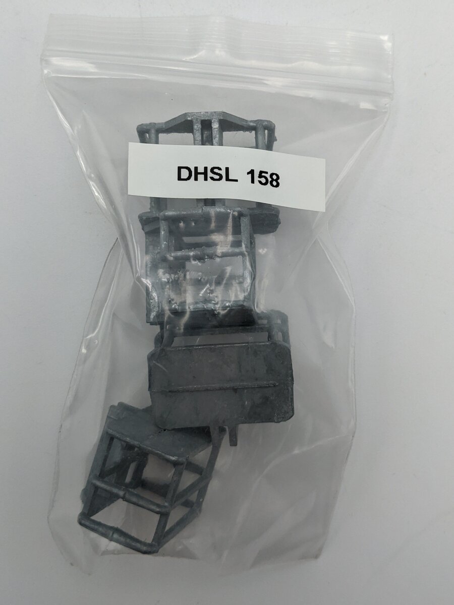 DHS DHSL158 HO Diecast Man Bucket Tote Unfinished (4-Pack)