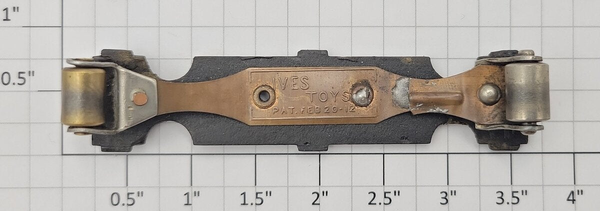 Ives 258-10 O Gauge Steam Loco Collector Roller Assembly