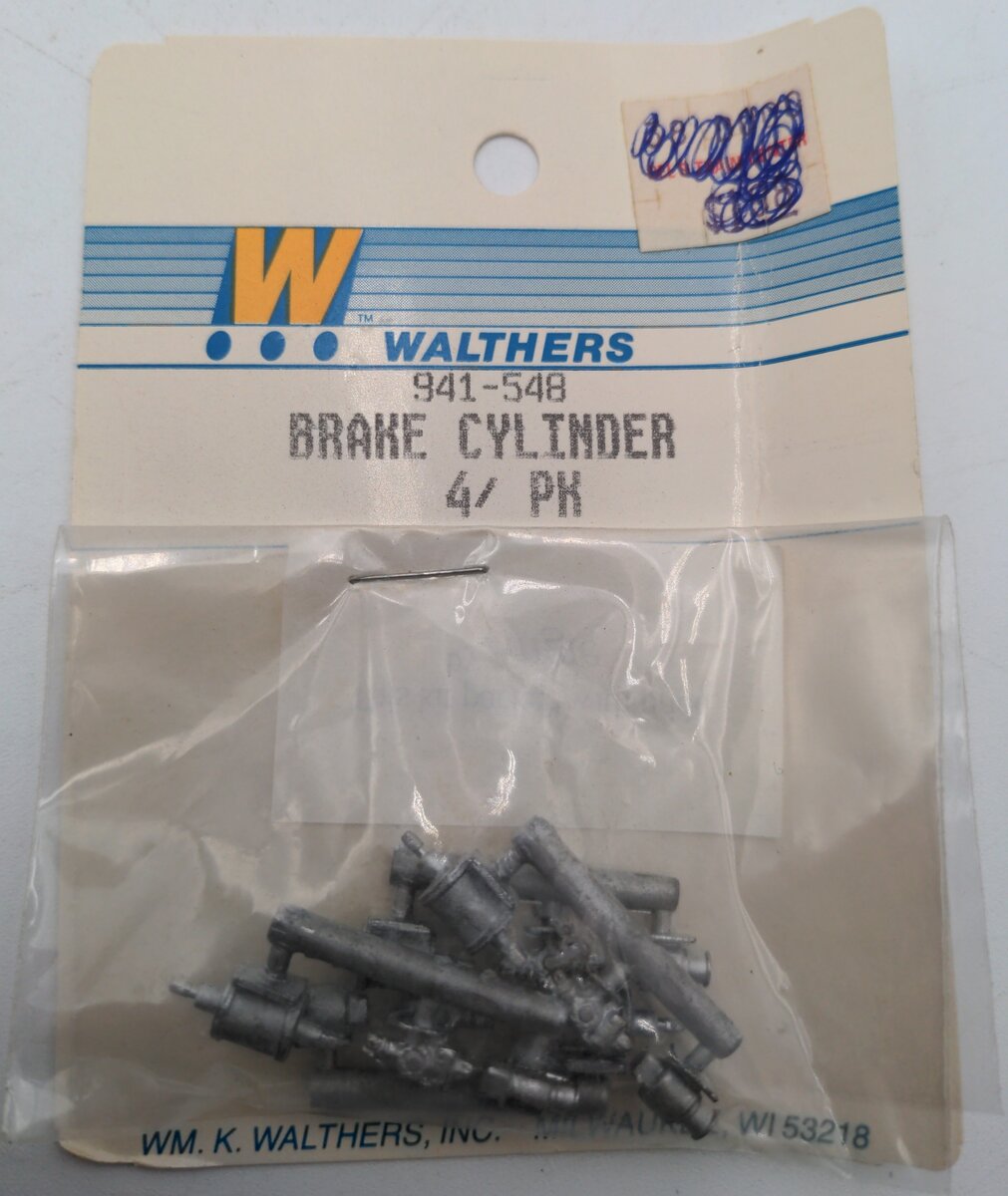 Walthers 941-548 Brake Cylinder 4 pcs