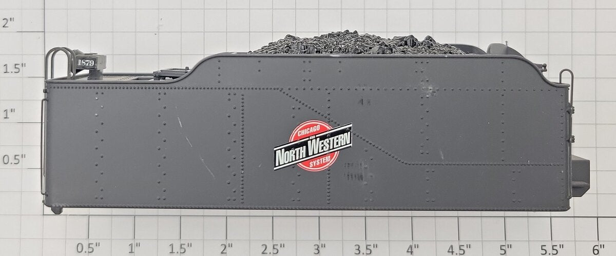 S-Helper SHS-TNW S Scale Plastic Chicago North Western Tender Shell #1879