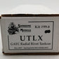 Sunshine Models 99.6 HO Scale UTLX GATC Radial Rivet Tank Car Kit