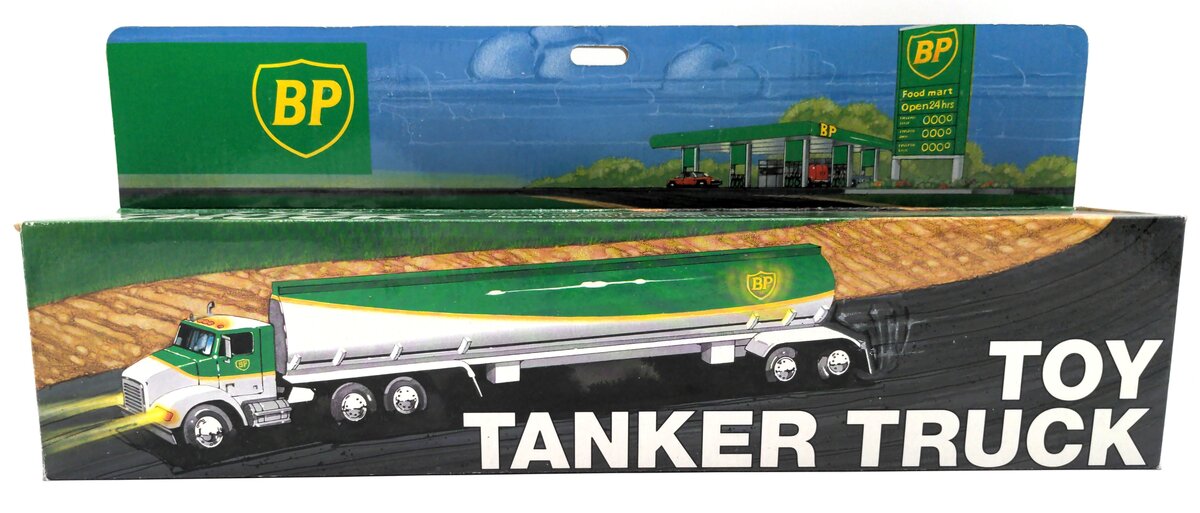 BP Toy Tanker Truck w/ Real Head & Tail Lights