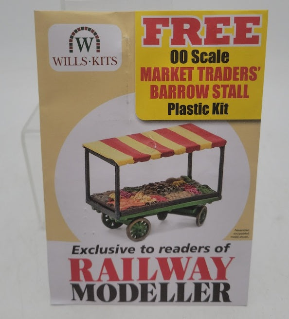 Wills Kits OO Scale Market Traders’ Barrow Stall Plastic Kit