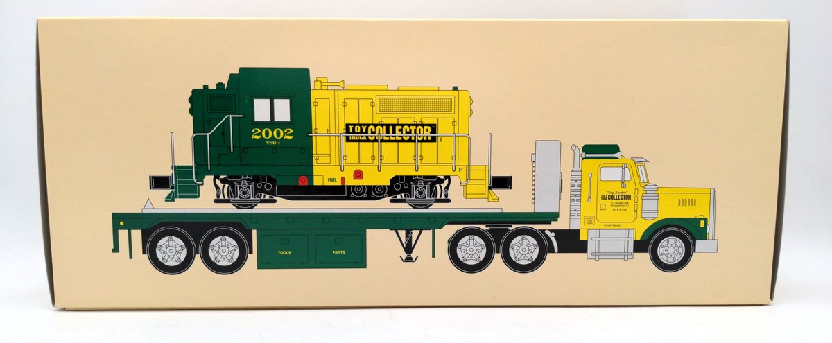Toy Truck Collector 2002 Flatbed Truck w/ Powered Diesel Locomotive