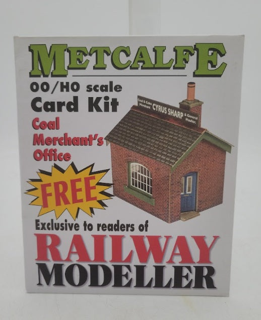 Metcalfe OO / HO Scale Coal Merchant's Card Railway Modeller Kit