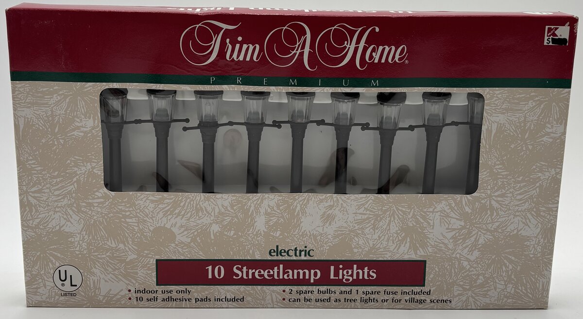 Kurt S. Adler Electric Old Fashioned Streetlamp Lights (Pack of 10)