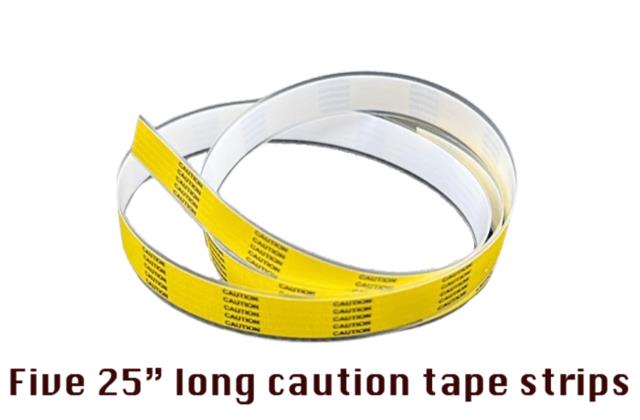 Weiss Brothers DHSL030-CAU 1:50 Caution Tape 25"