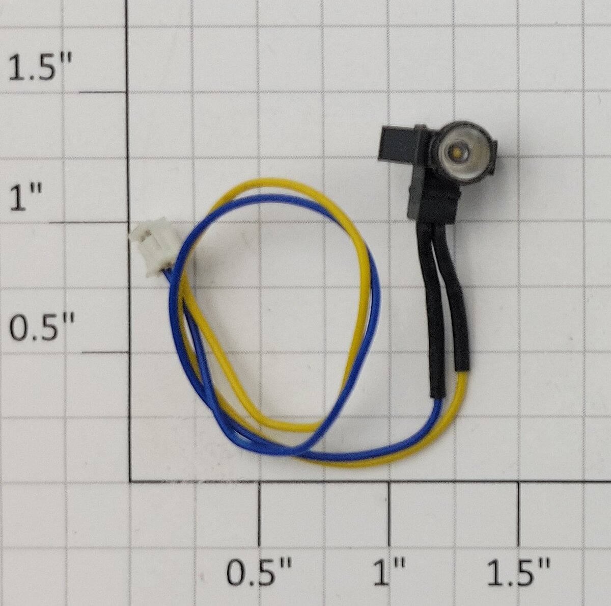 S-Helper SHS-BFL S Scale Boiler Front Blank Number Board Headlight with Wire