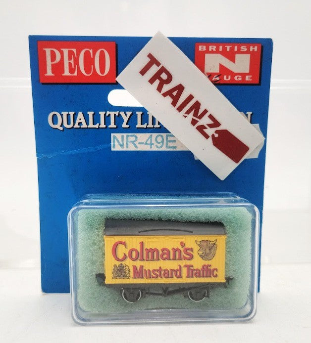 Peco NR-49E N Gauge British Colman’s Mustard Traffic Advertising