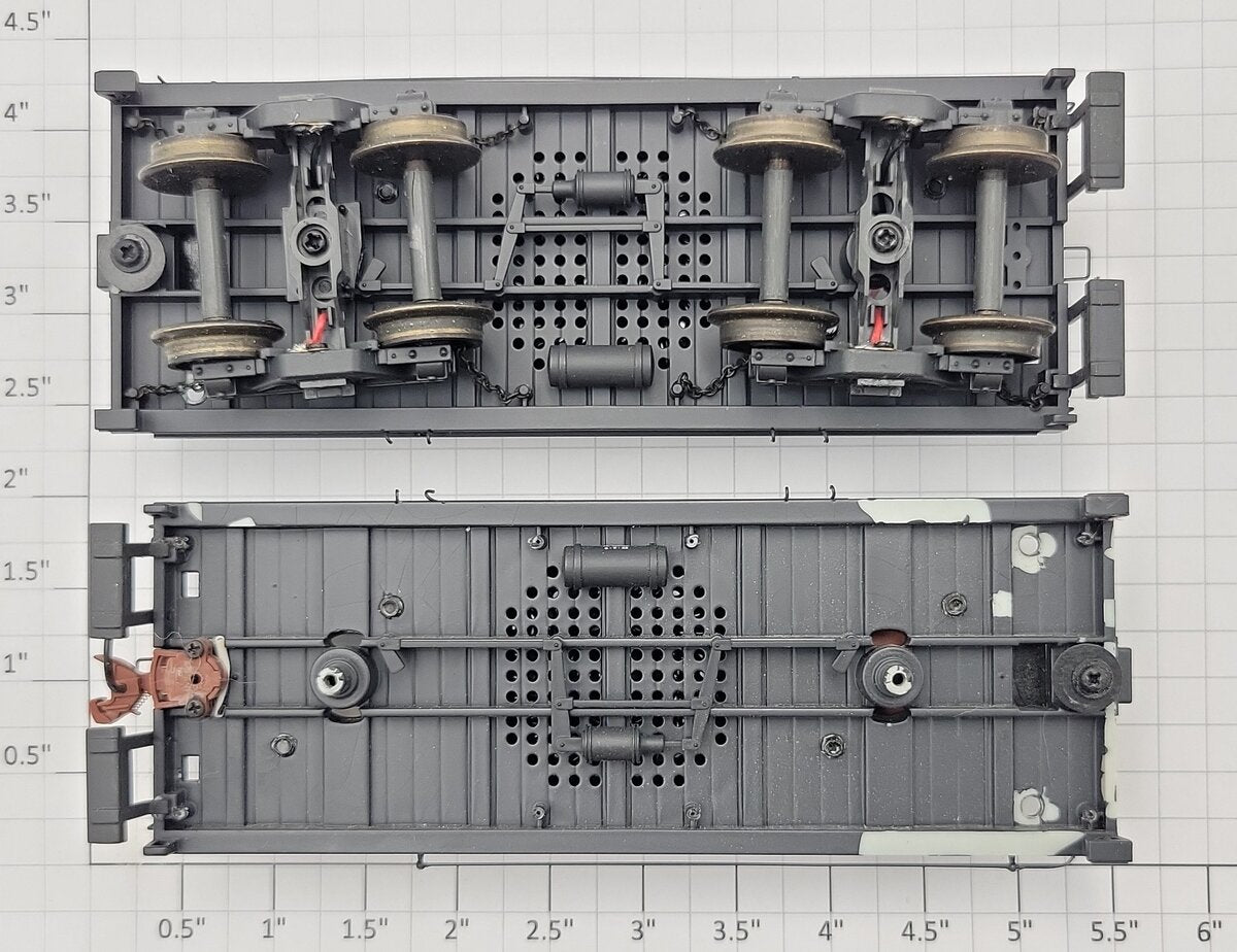 S-Helper SHS-TF S Scale Plastic Tender Frame Lot (Pack of 4)