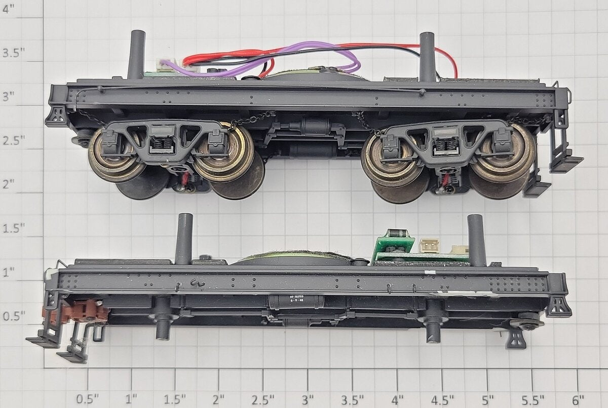 S-Helper SHS-TF S Scale Plastic Tender Frame Lot (Pack of 4)