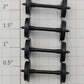S-Helper SHS-PWS Black Plastic Wheelset (Set of 4)